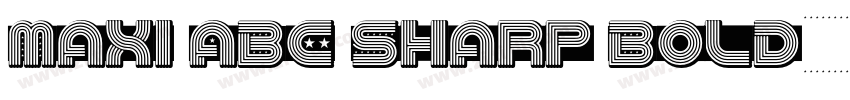 Maxi ABC Sharp Bold字体转换